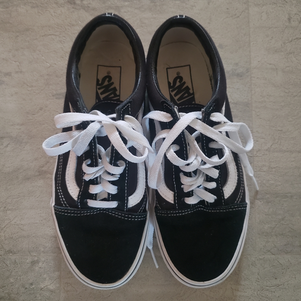 Vans Black and White Sneakers